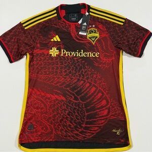 Seattle Sounders Away Jersey Bruce Lee Authentic MLS Kit BNWT adidas Size L
